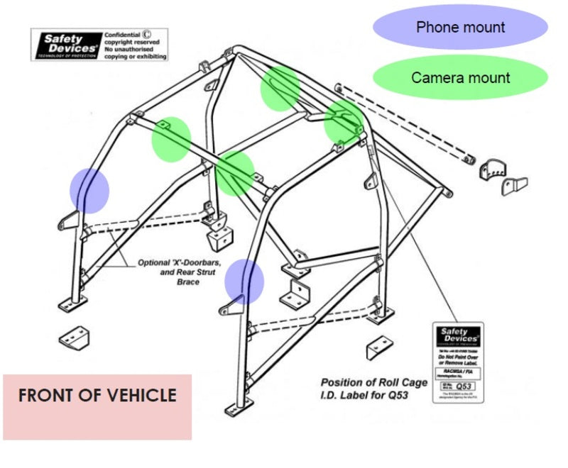 QUAD LOCK 360 Base Hose Clamp 32–60mm